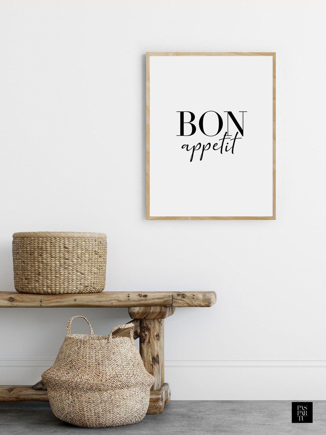 Bon Appetit Sign, Farmhouse Kitchen Decor - Image 3
