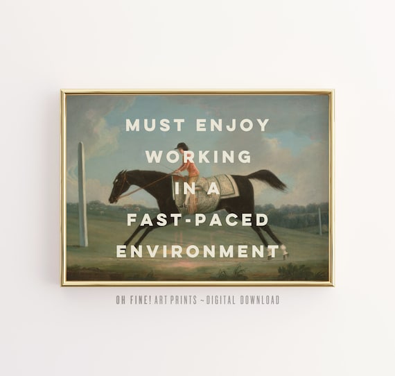 Funny Office Decor For Women Wall Art Motivational Quotes Print A10