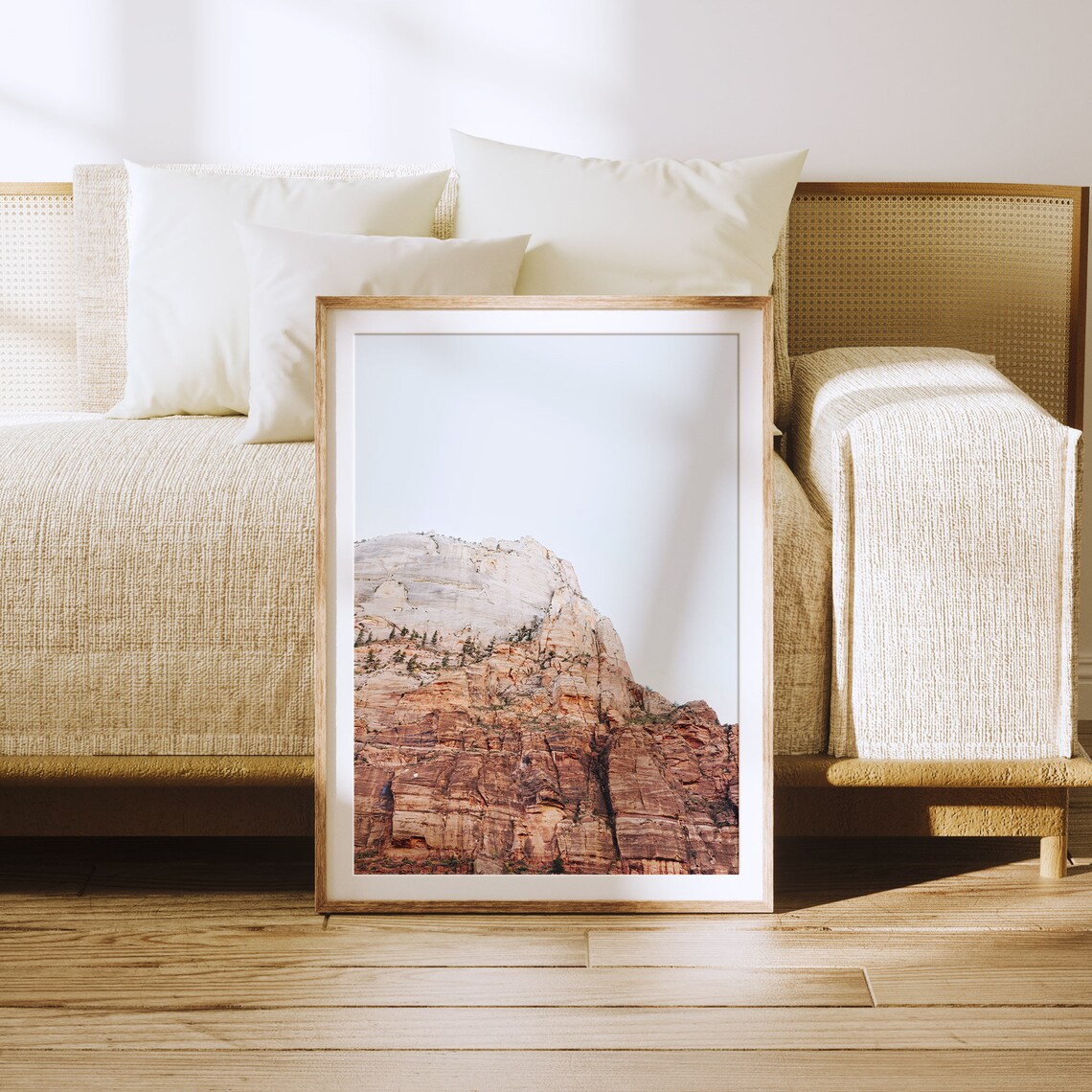 Desert Boho Wall Art Print, Southwestern Canyon - Image 2