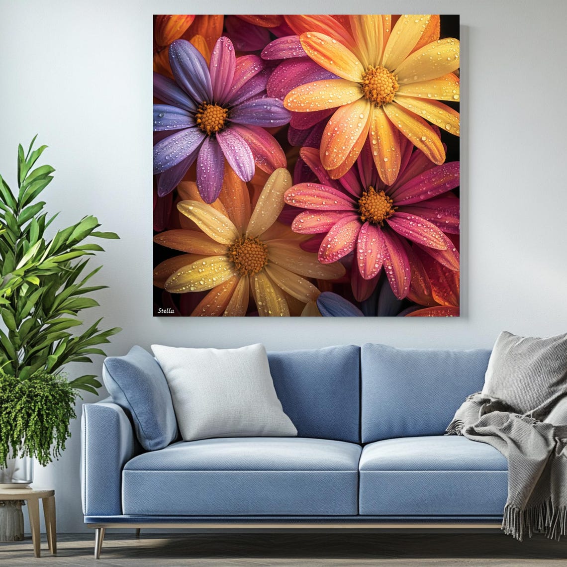 Flower Wall Art, Floral Poster Print - Image 2