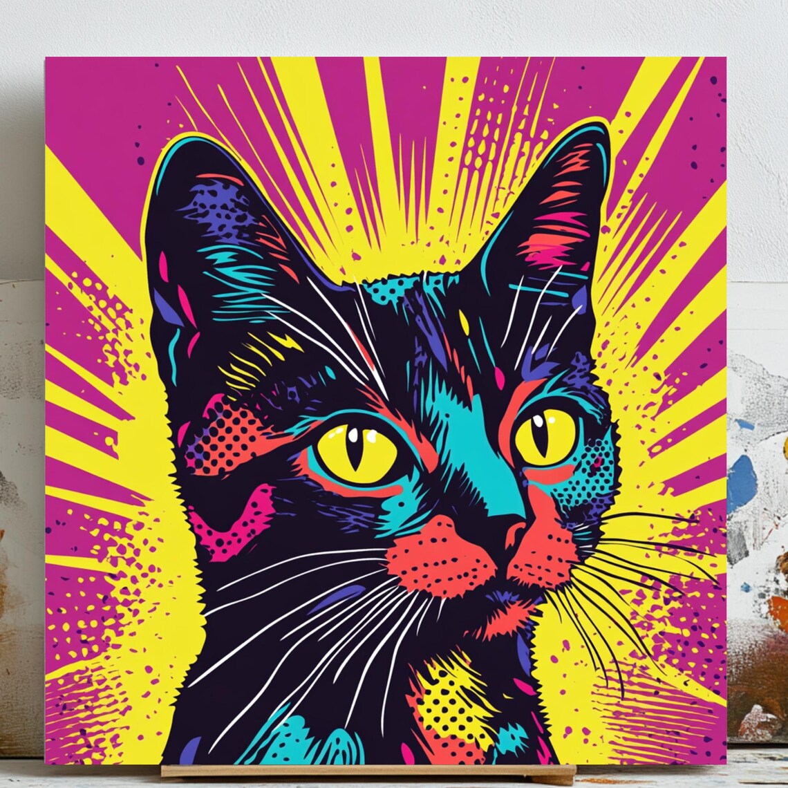 Cat Wall Decor, Minimalist Contemporary Decor