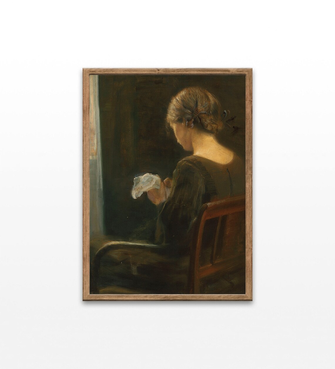 Vintage Woman Portraits Art Print, Antique Wall Decor
