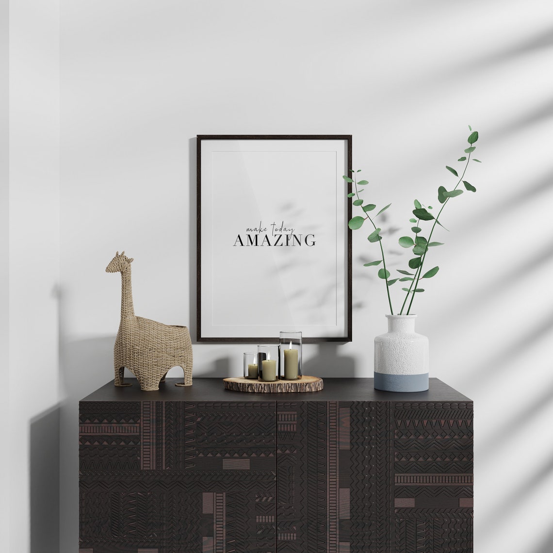 Make Today Amazing Script Serif Daily Motivational Quote Poster - Image 4