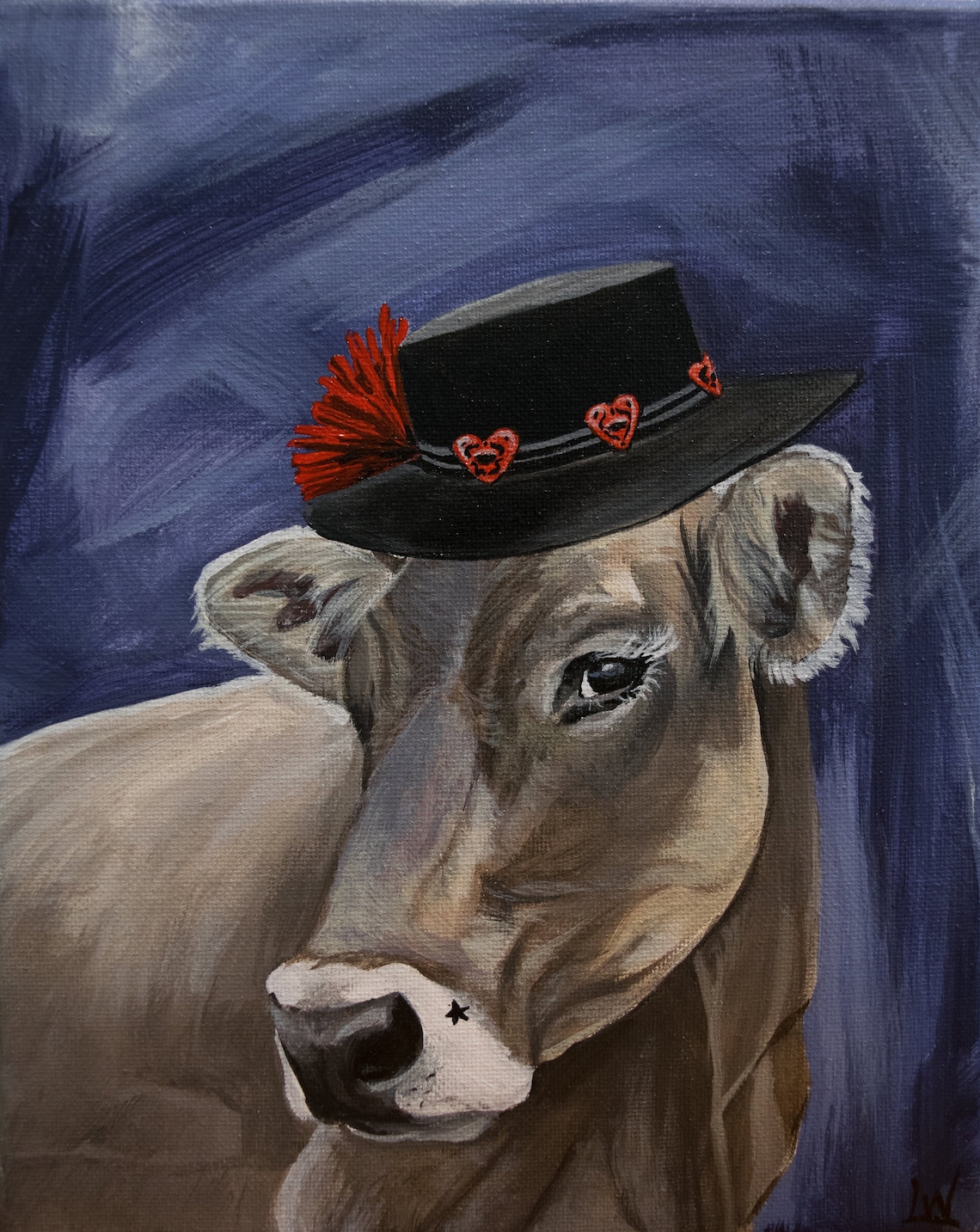 Bella Cowgirl Fashion Art Print by Lauren White