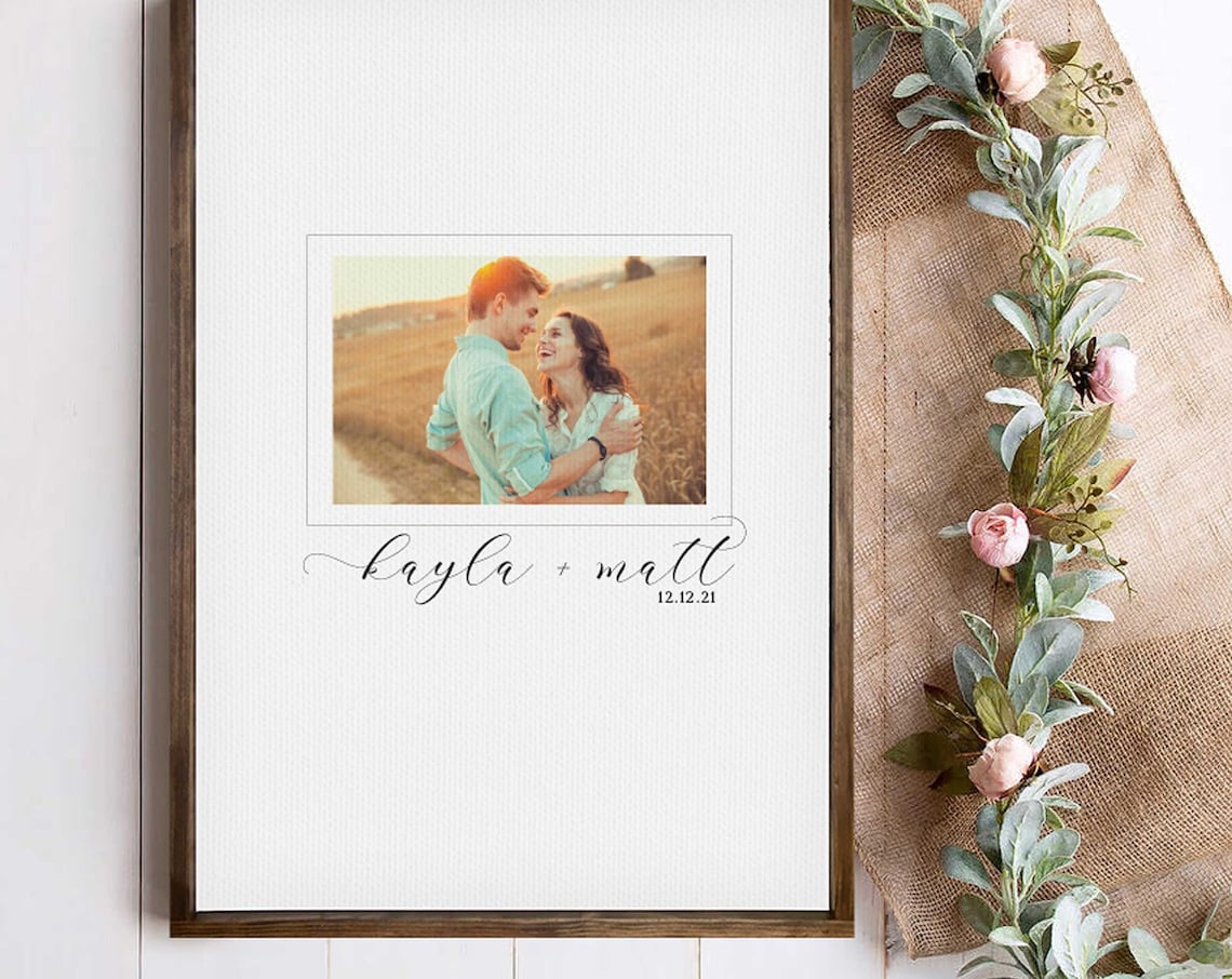 Wedding Guest Book Alternative, Personalized Wedding Sign