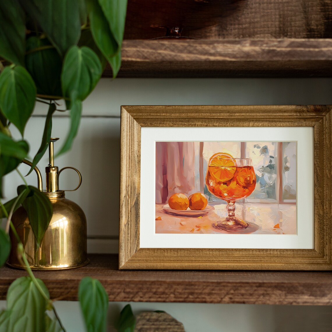 Aperol Spritz Bar Cart Vintage Summer Drink Poster - Image 4