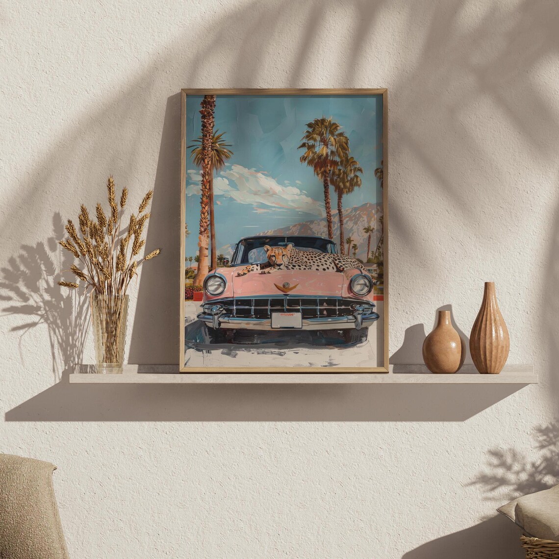Cheetah Girly Retro Palm Springs Poster Print - Image 6
