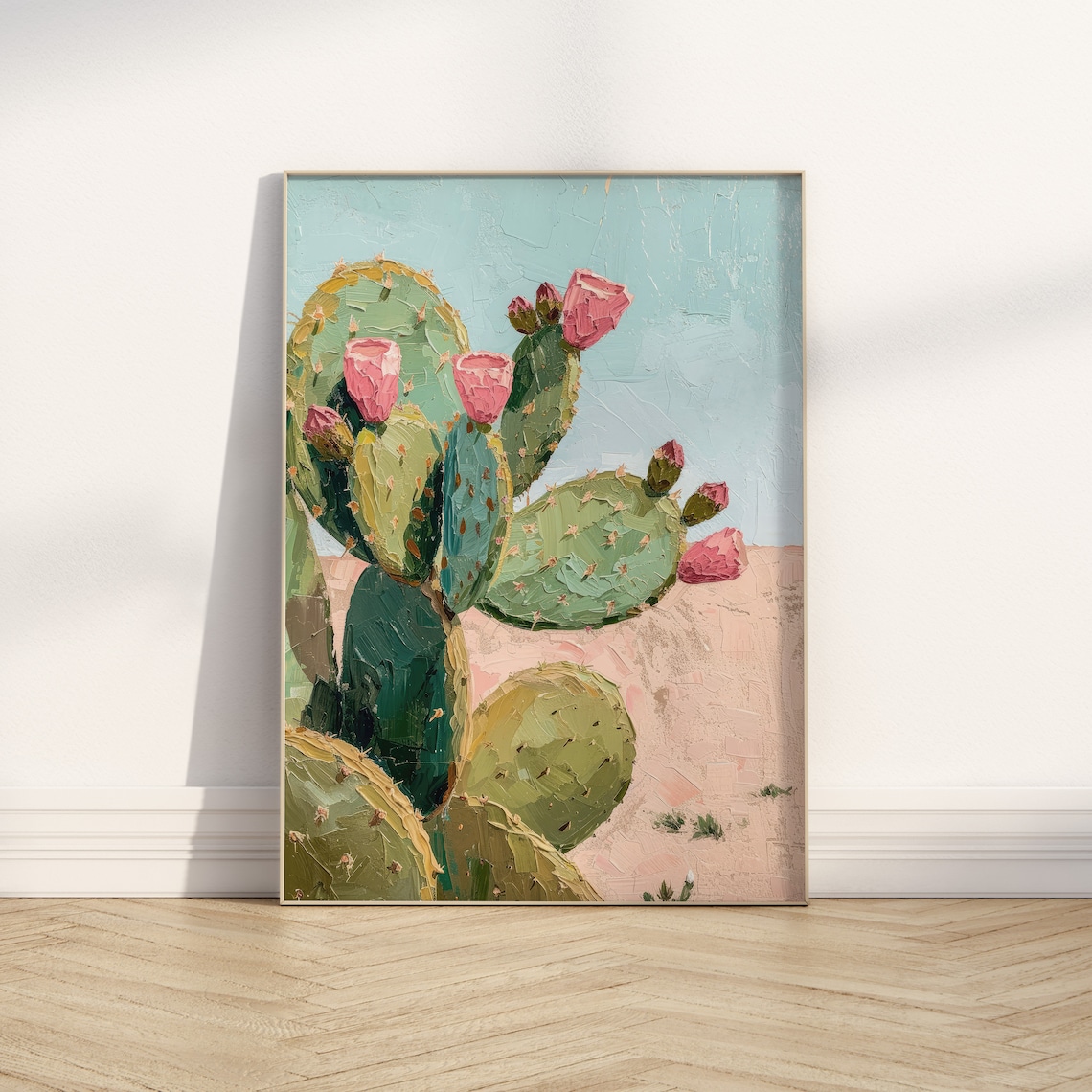 Cute Cactus Palm Springs Poster, Trendy Decor - Image 4