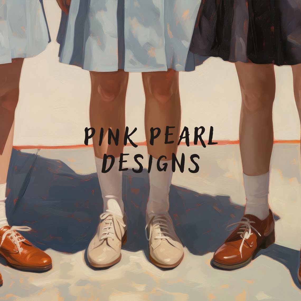 Vintage College Girls Girly Wall Art Print Girly Vintage Trendy Moody Wall Art Preppy Vintage Room Decor Retro Neutral Poster - Image 6