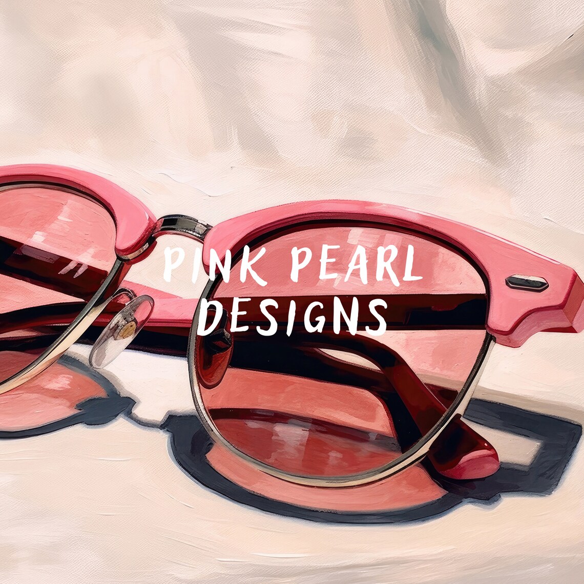 Vintage Pink Sunglasses Preppy Retro Art Print - Image 8