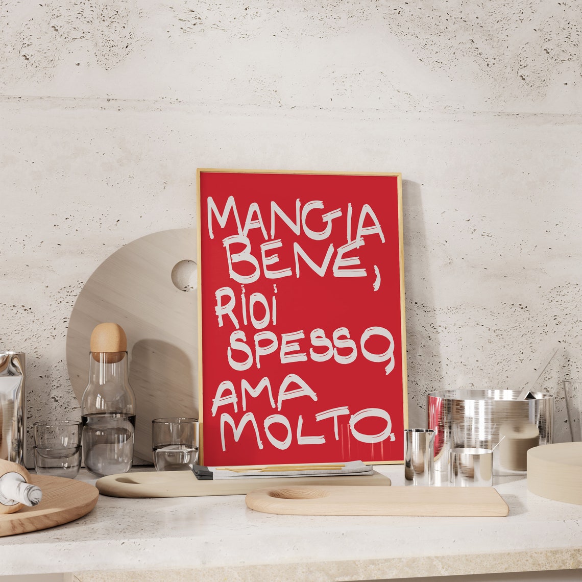 Italian Mangia - Modern Travel Poster - Image 3