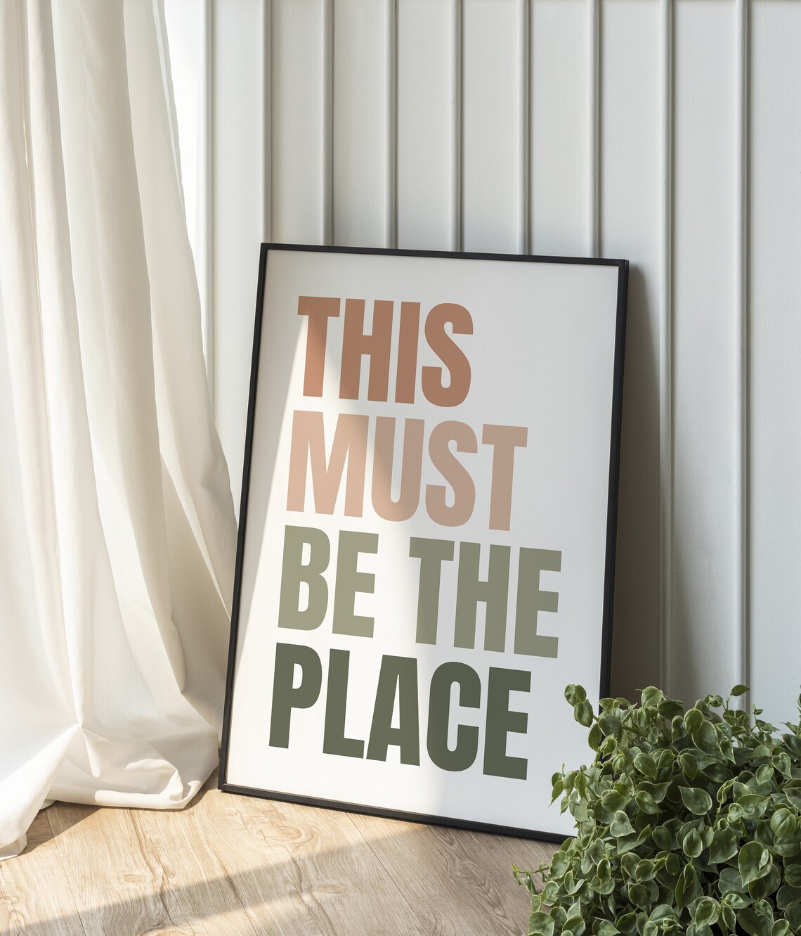 This Must Be The Place Boho Typography Art Print - Image 2