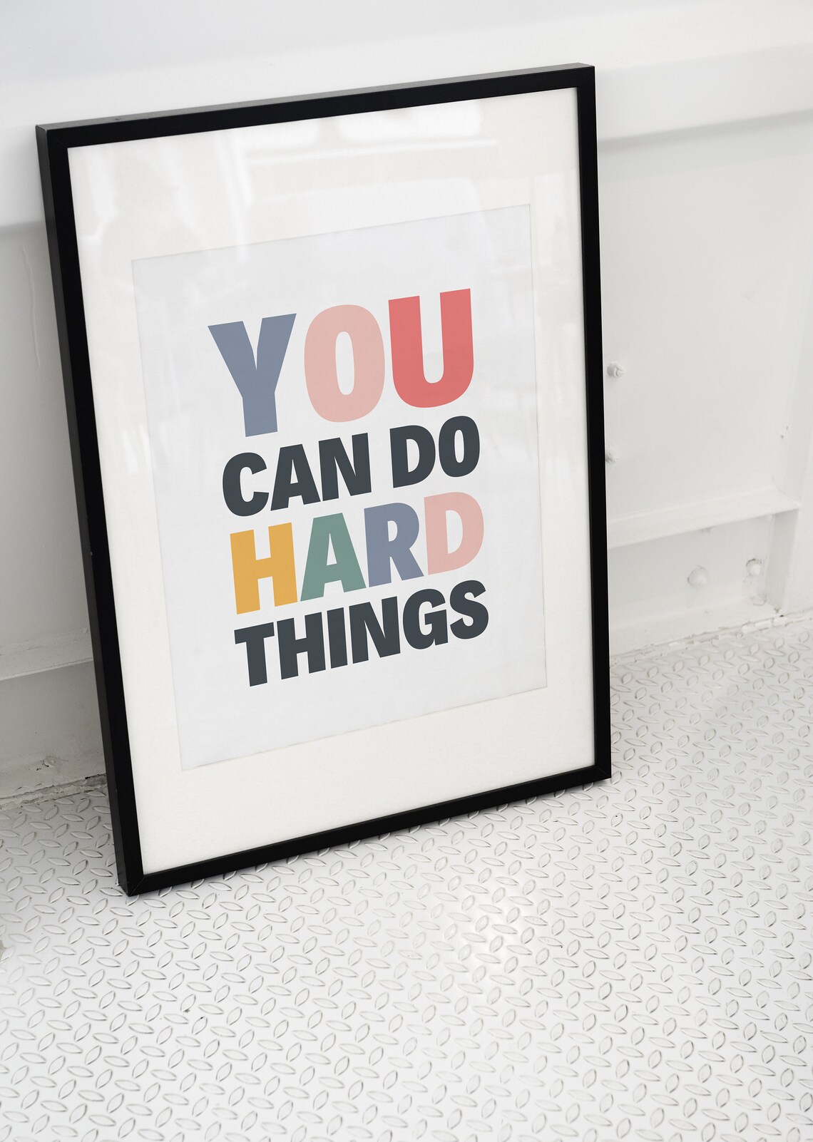 You Can Do Hard Things Art Print, Affirmation Quote - Image 3