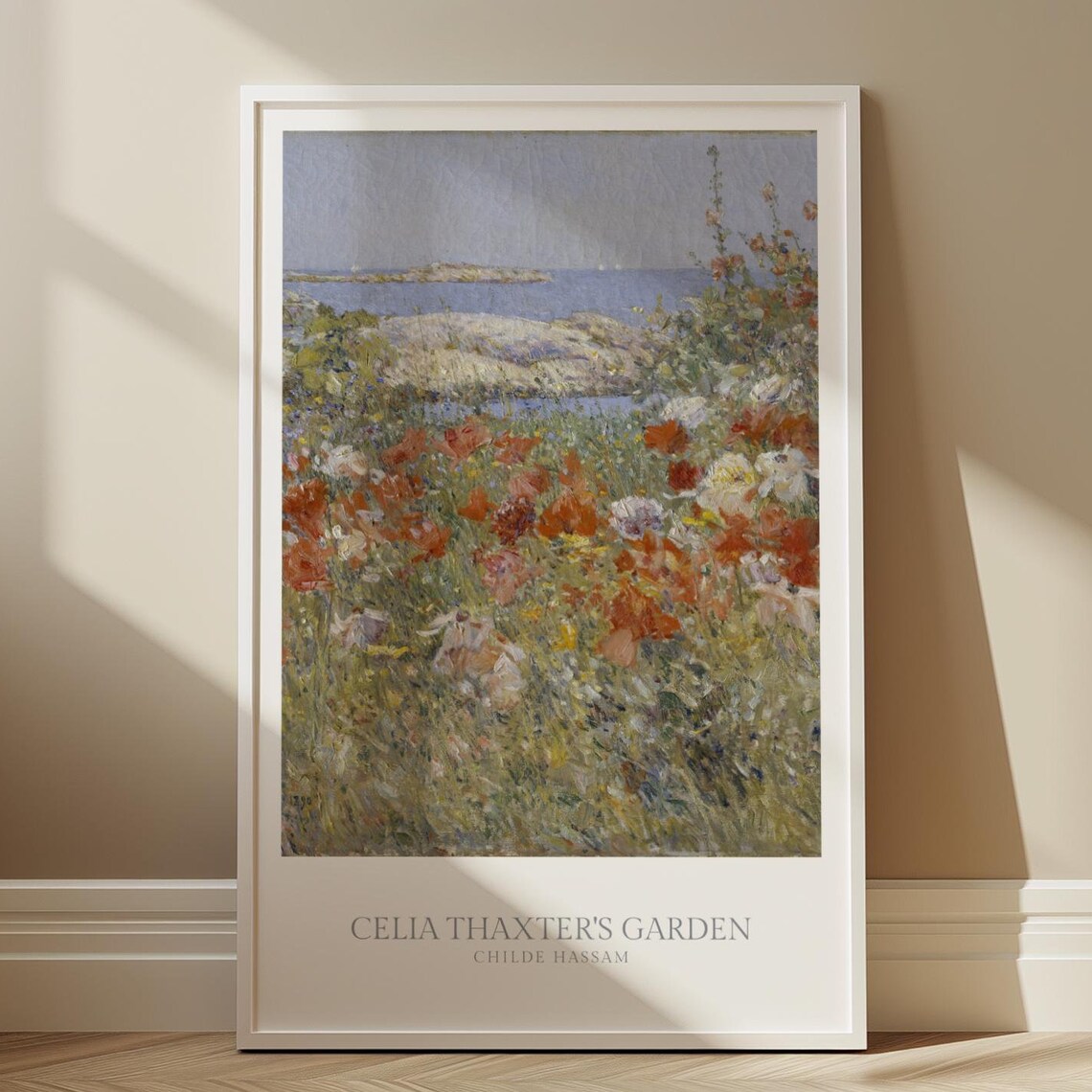 Celia Thaxter's Garden Childe Hassam Floral Vintage Museum Art Print