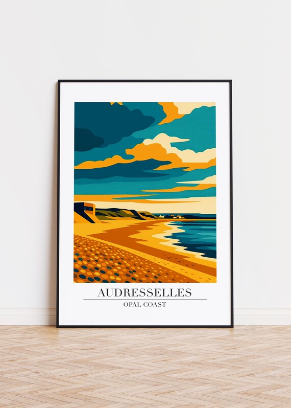 Audresselles France Travel Poster