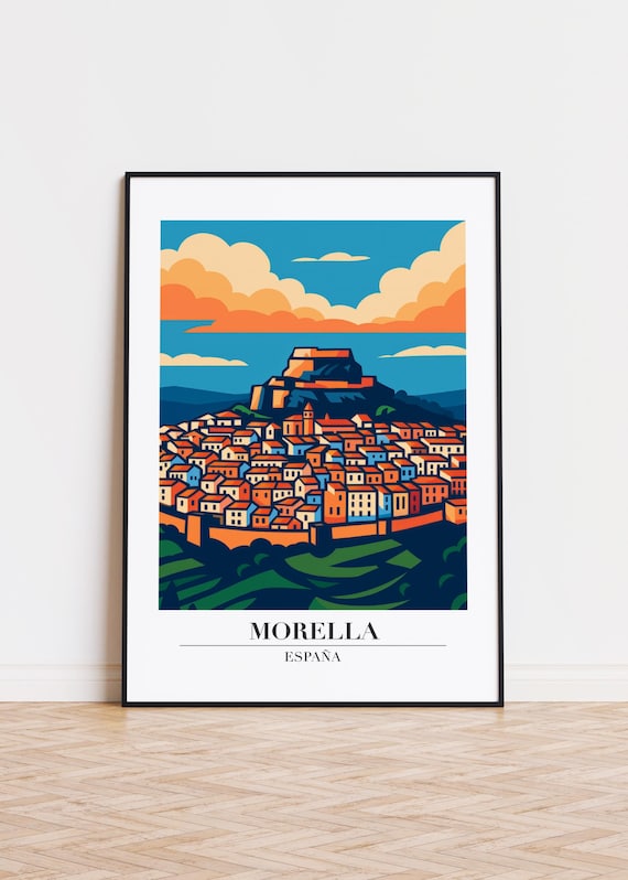 Morella Spain Travel Poster