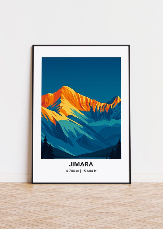 Jimara Cityscape Poster Modern Illustration Art