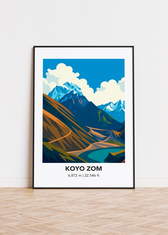 Koyo Zom Poster Cityscape Illustration Art Print