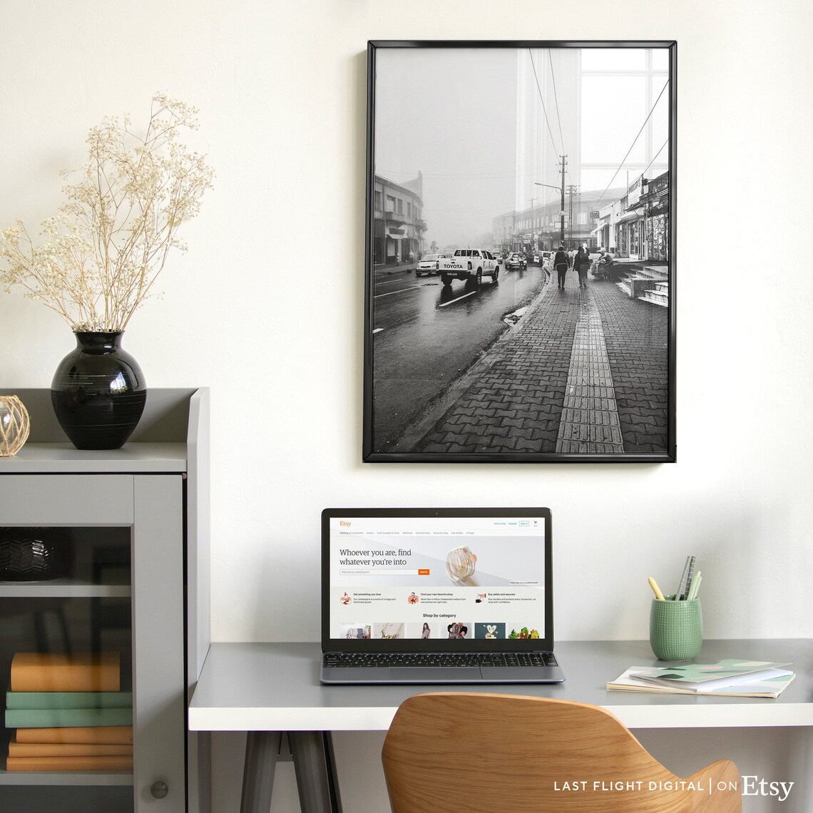 Addis Ababa Cityscape Poster, Ethiopia Travel Poster - Image 5