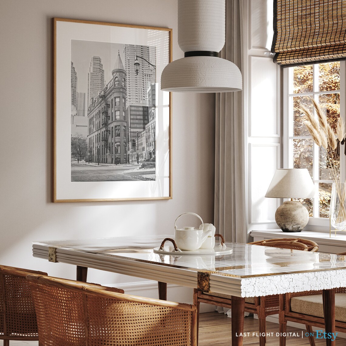 Toronto Gooderham Building Winter Street Historic Flatiron Poster - Image 3