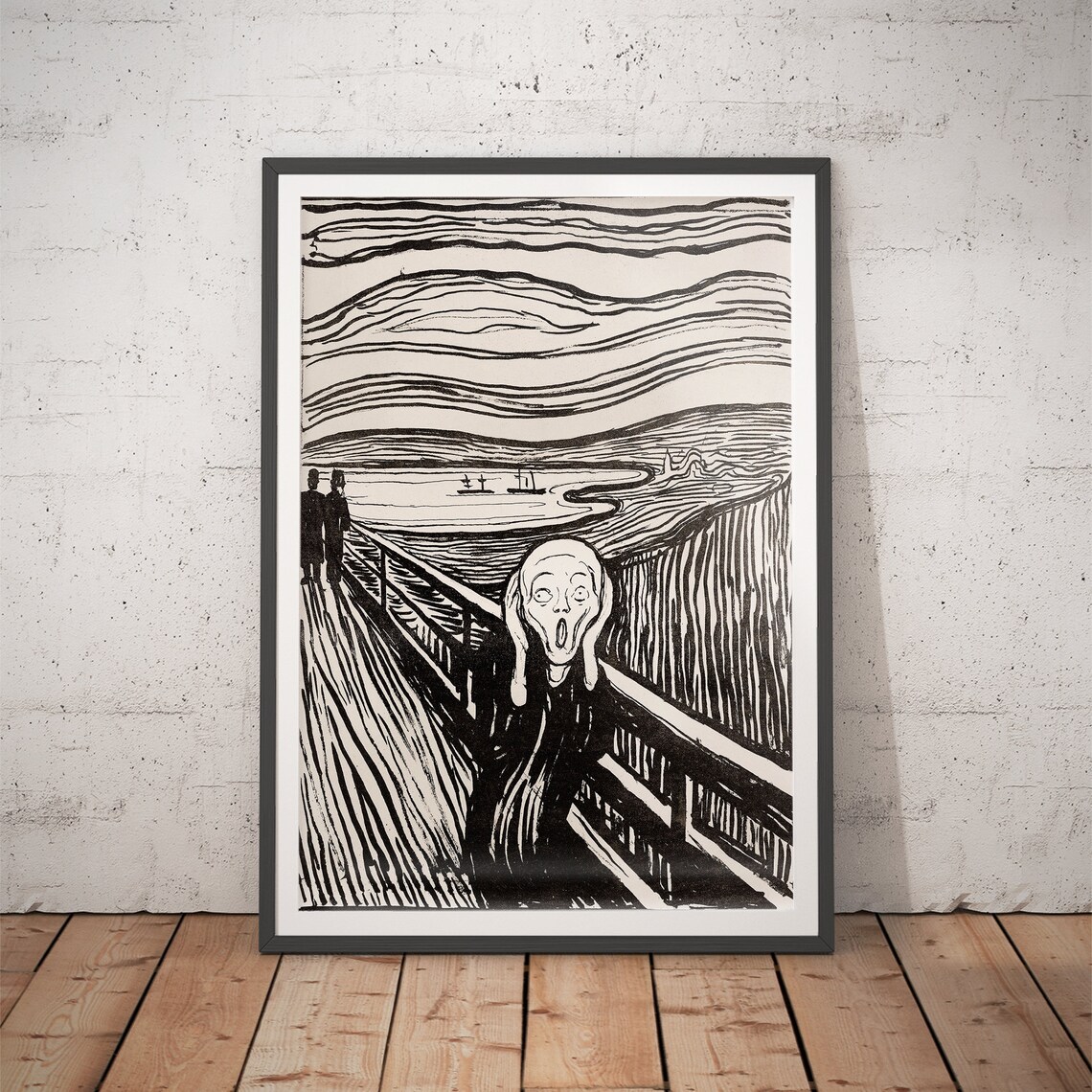 The Scream Print Edvard Munch Vintage Wall Art Classic Paintings Renaissance Prints Large Home Decor