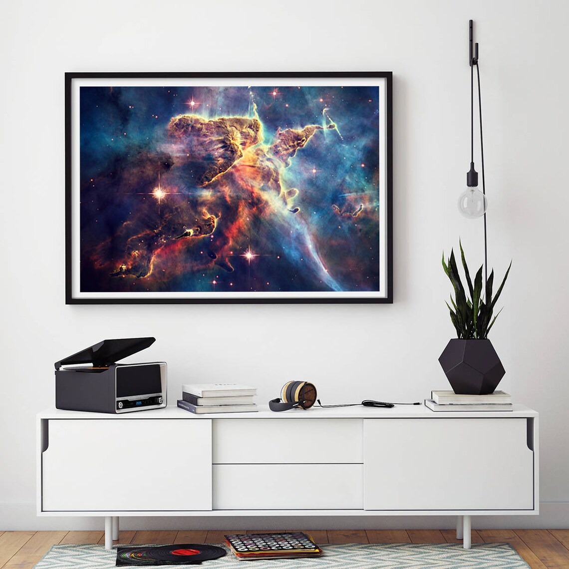 Hubble Carina Nebula Space Poster, Astronomy Print - Image 2
