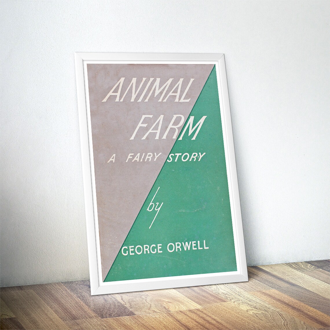 Animal Farm George Orwell First Edition Book Cover Literary Art Poster - Image 4