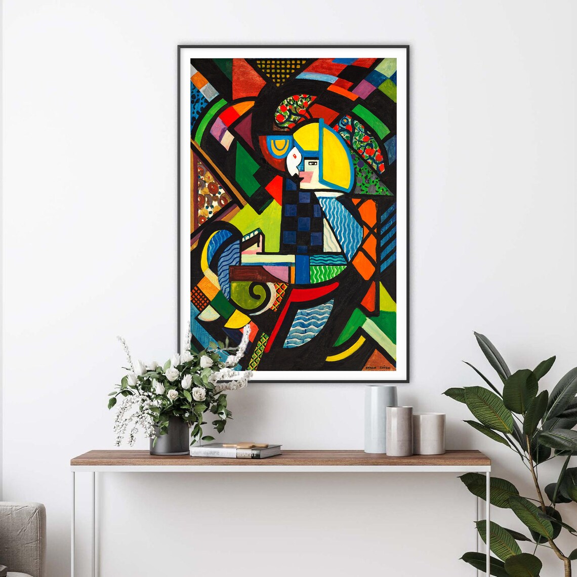 Daughter In A Rocker Vintage Wall Art Print - Image 2