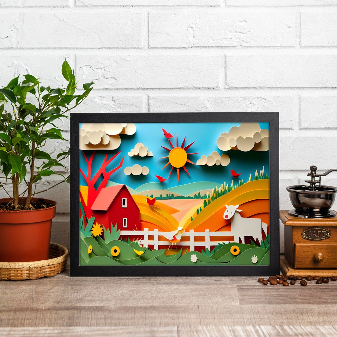 Farm Animal Art Print, Nursery Wall Art - Image 4