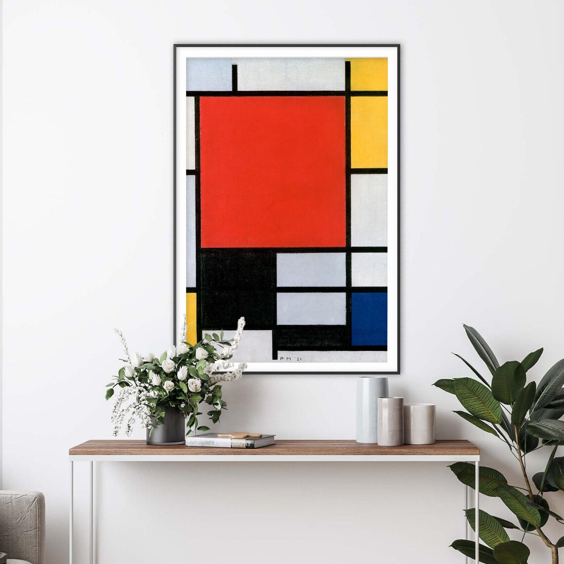 Piet Mondrian Vintage Wall Art, Classic Art Print - Image 2