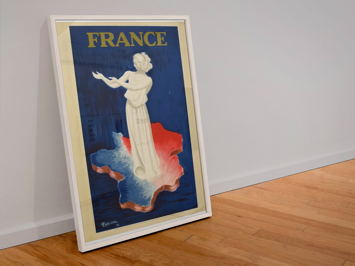 1930s France Vintage Style European Travel Poster Classic Collection Art Print For Gifts And Wall Art Dcor - Image 4