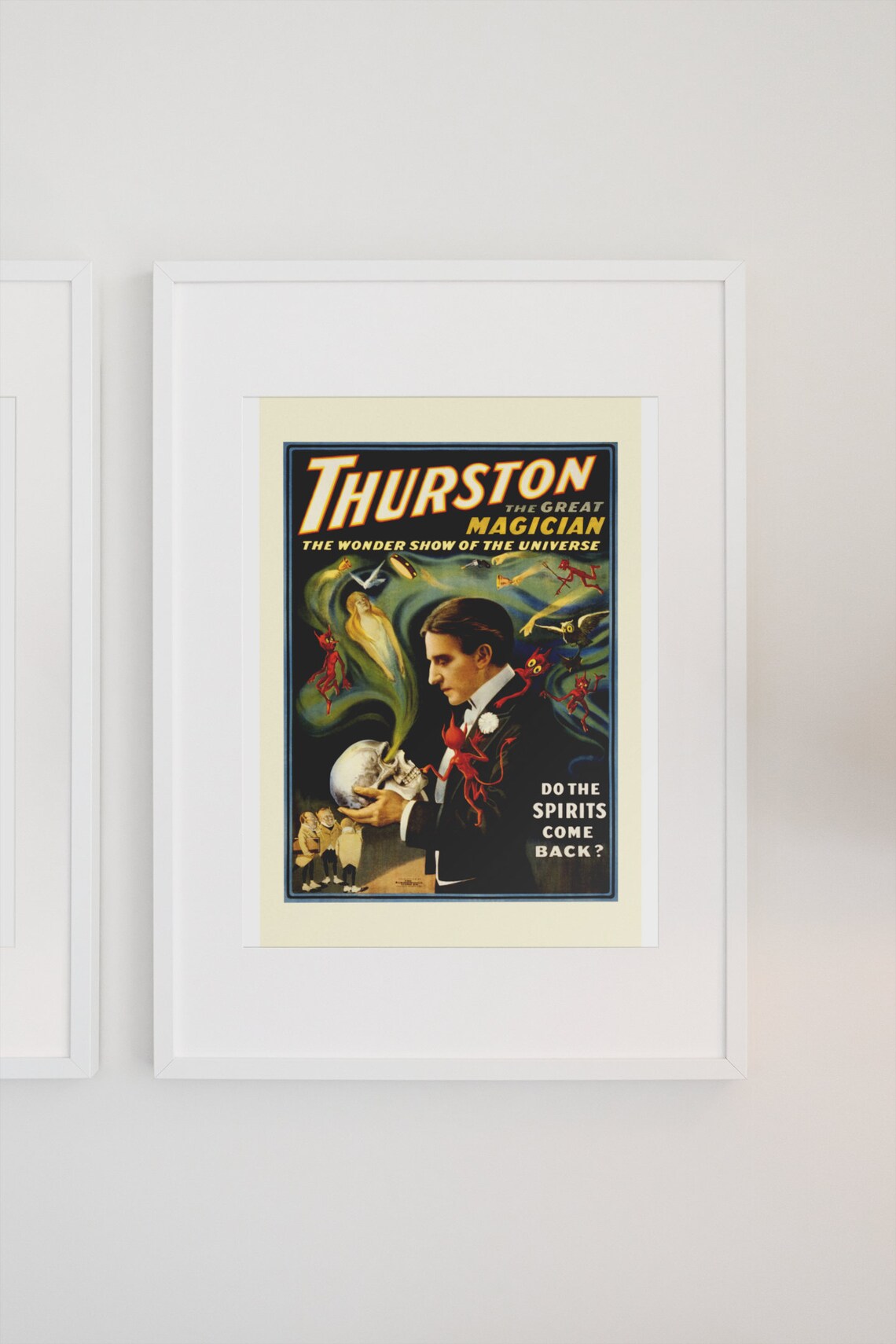 Vintage Thurston the Great Magician Spirits Wonder Show Poster - Image 3