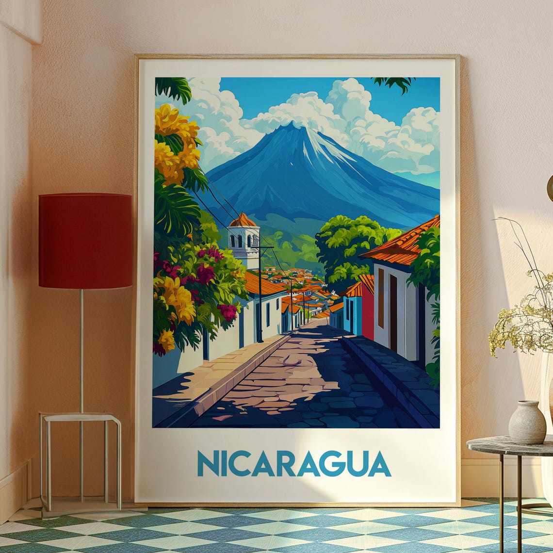Nicaragua Print Wall Art Corn Islands Travel Central America - Image 2