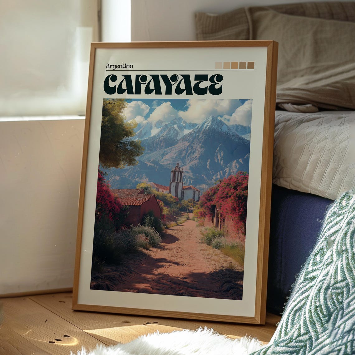 Cafayate Travel Print Argentina Wall Art South America Poster Gift For Traveller - Image 3