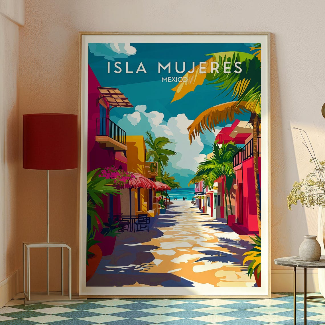 Isla Mujeres Travel Poster, Mexico Island Wall Art - Image 3