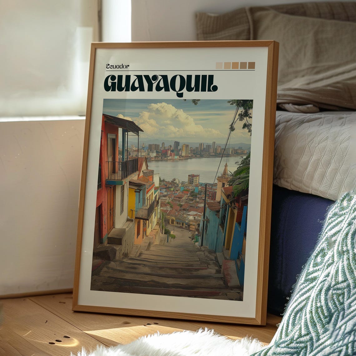 Guayaquil Travel Poster, South America Art Print - Image 3