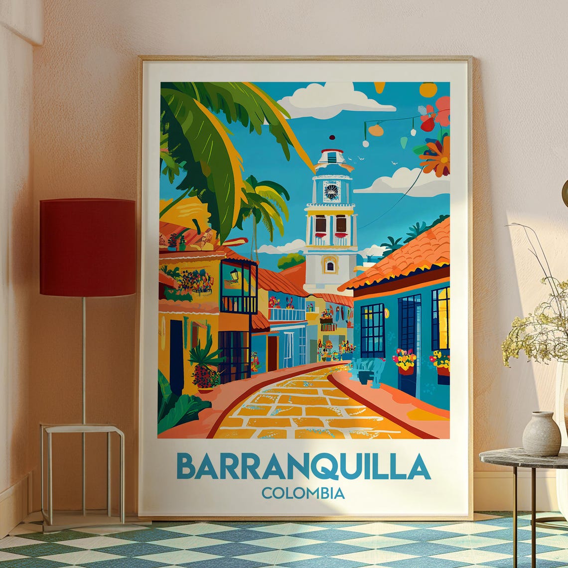 Barranquilla Poster Colombia Travel Print Wall Art Backpacking South America - Image 2