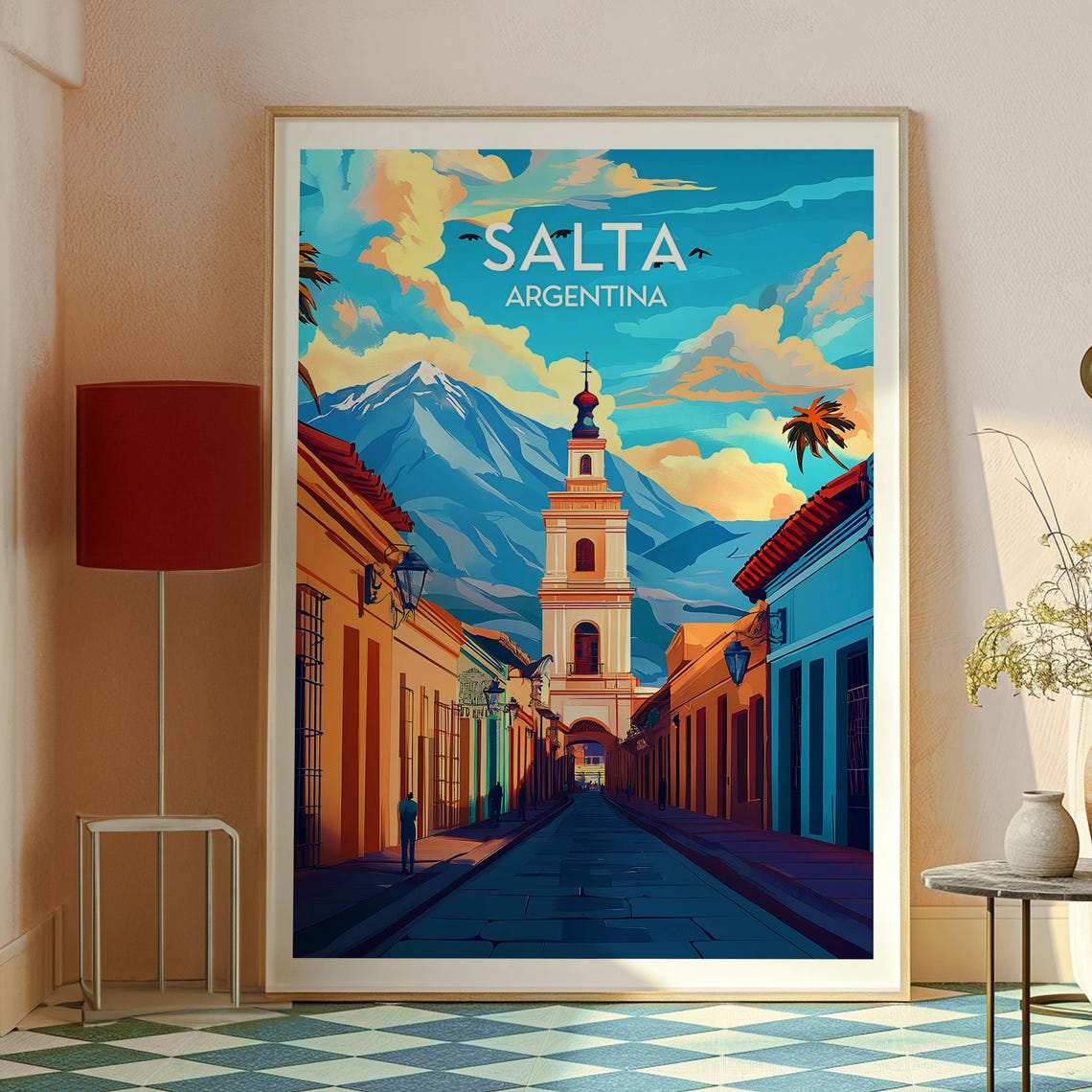 Salta Travel Print Argentina Wall Art Poster Gift For Traveller - Image 2