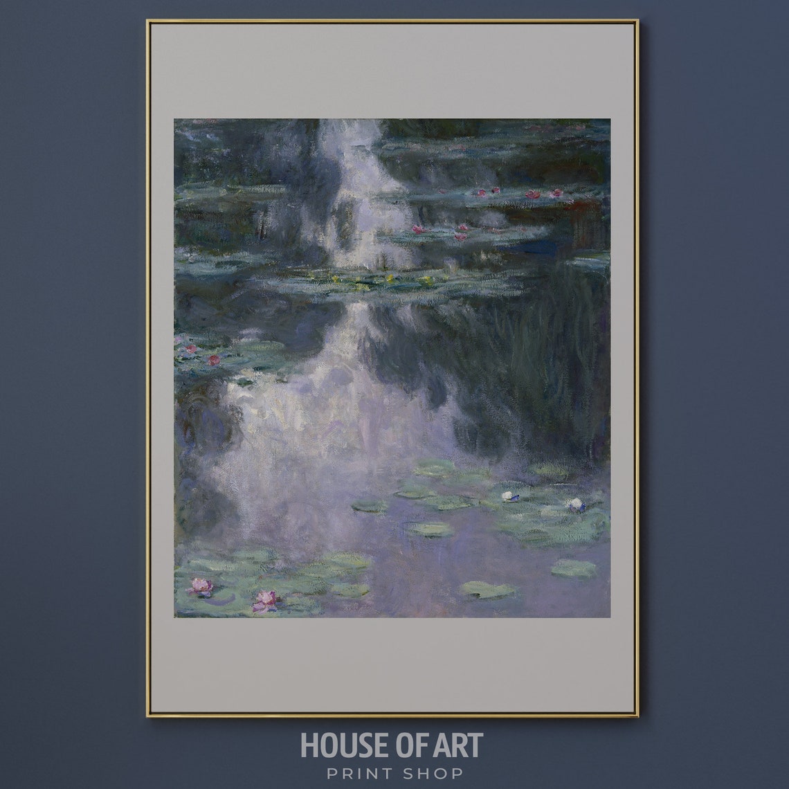 Claude Monet Water Lilies Pond Giverny Impressionist Art Print - Image 2
