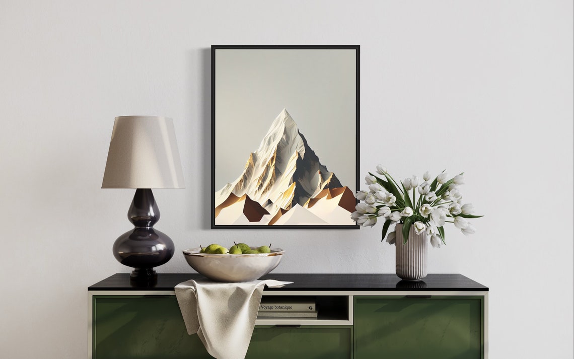 Mountain Minimalist Art Print - Image 2