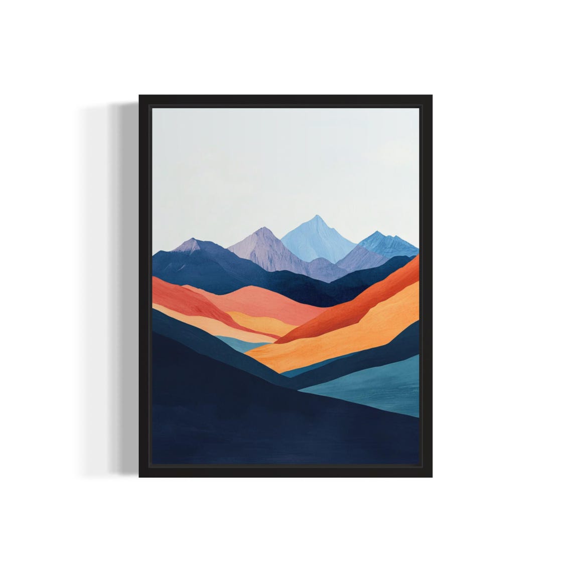 Eastern Sierra Abstract Boho Art Print