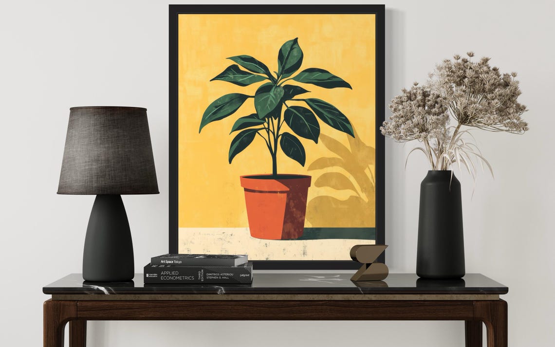 Plant Pop Art Print, Botanical Decor - Image 3