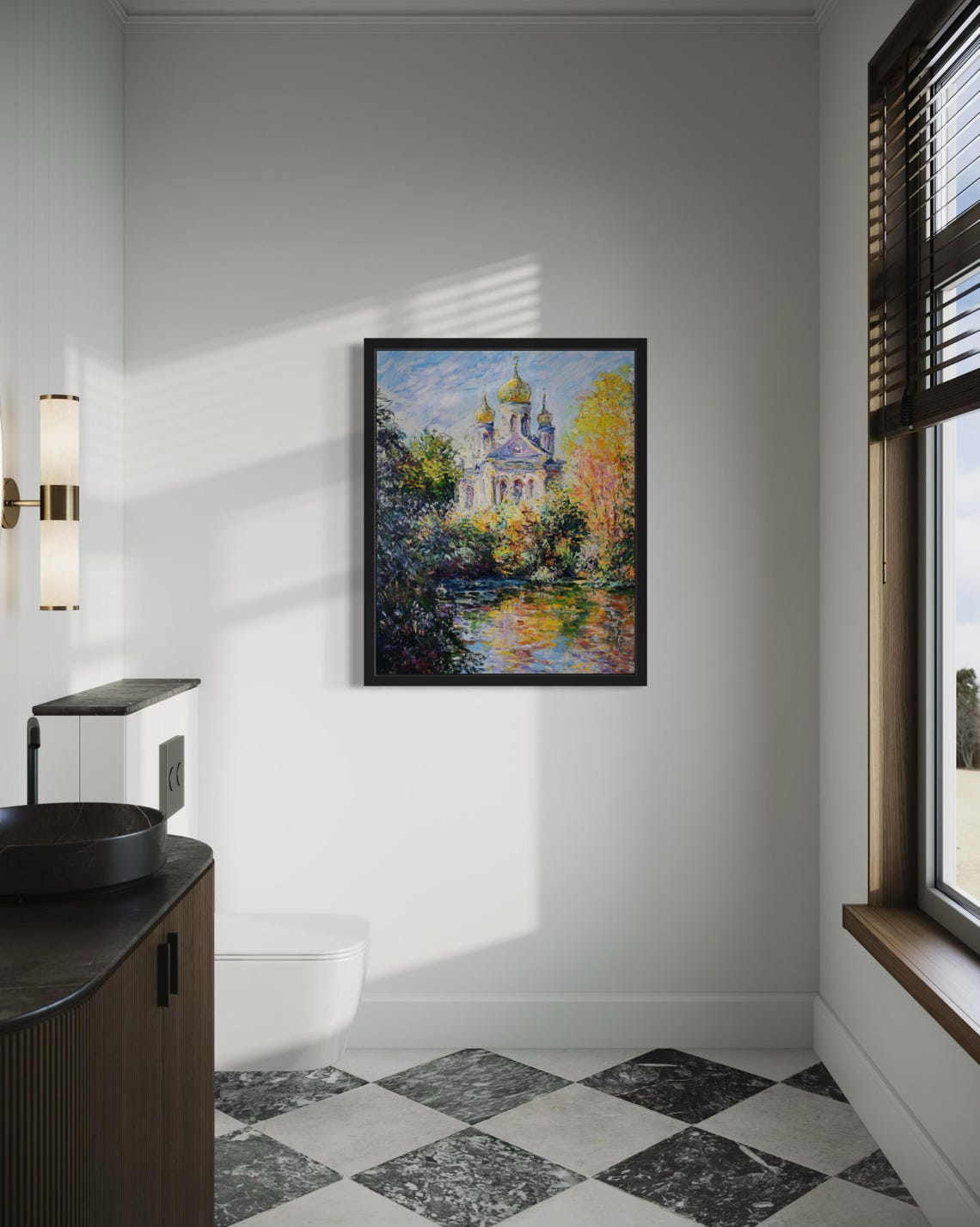 Ukraine Countries Monet Art Print - Image 4