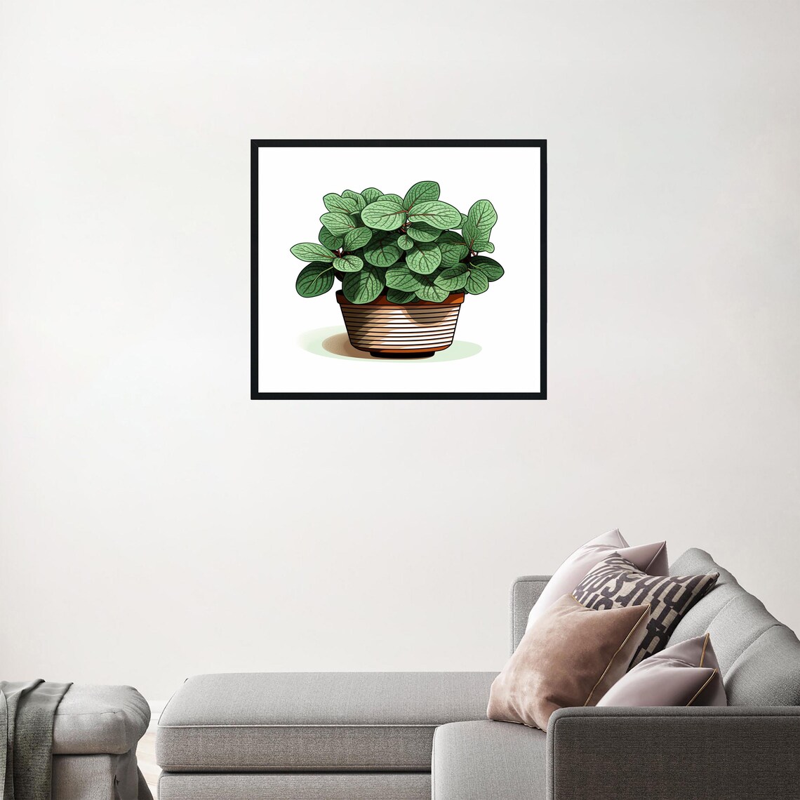 Fittonia Plants Art Print, Botanical Decor - Image 3