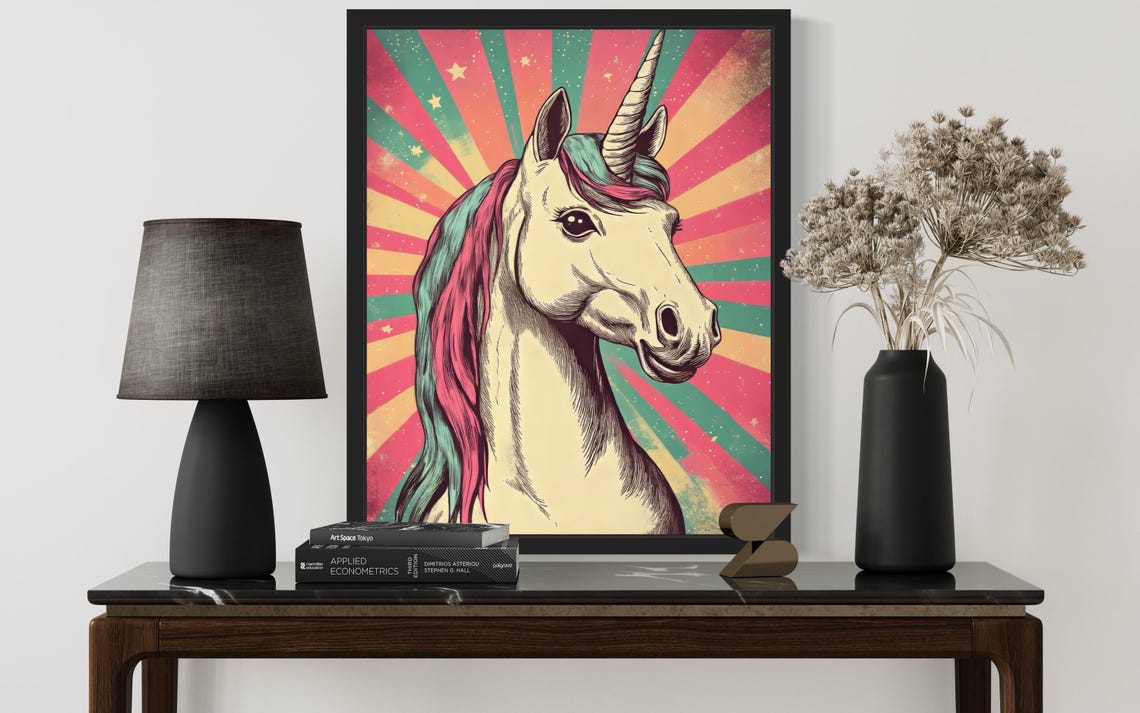 Unicorn Pop Art Poster - Image 2