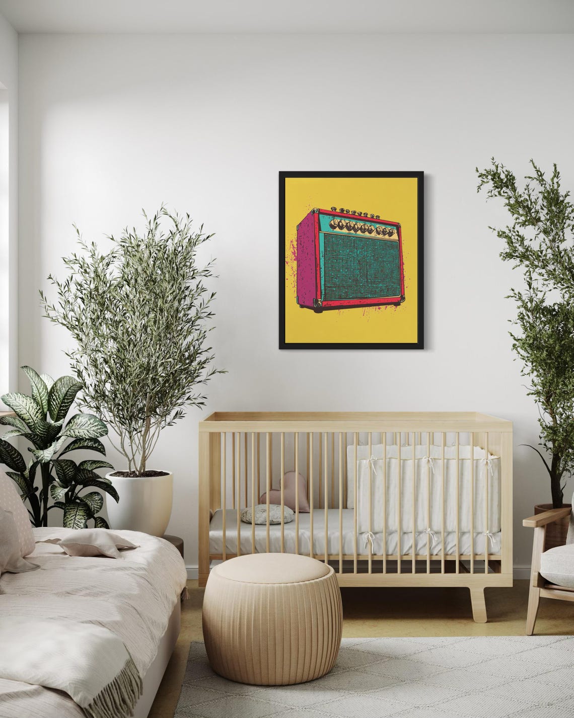 Guitar Amplifier Pop Art Poster - Image 4
