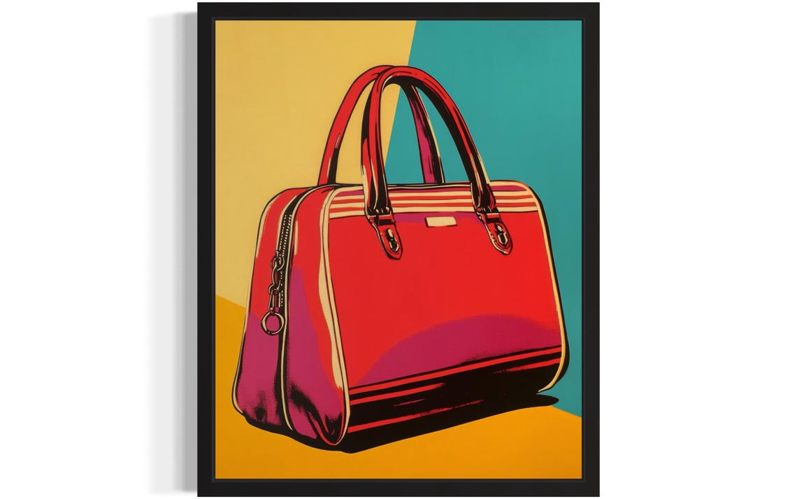 Bowling Bag Pop Art Poster