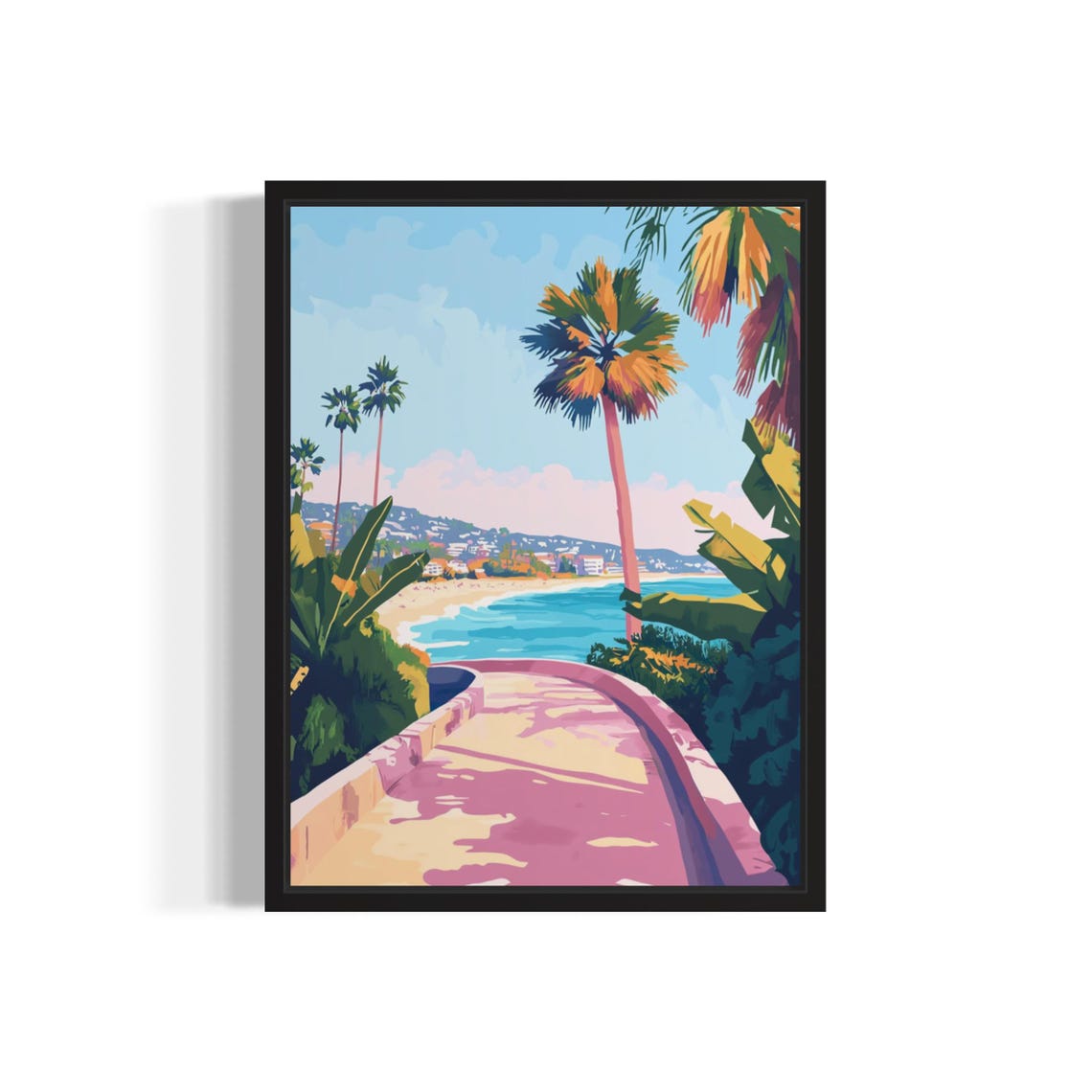 Laguna Beach Abstract Boho Art Print