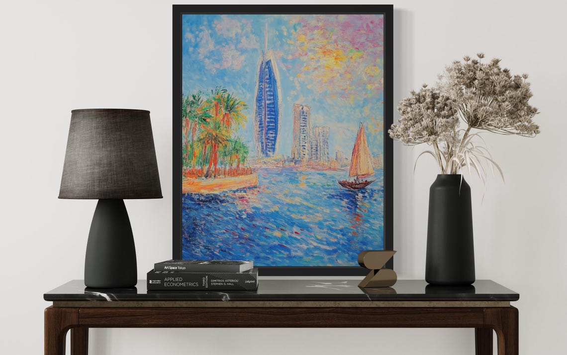 Bahrain Countries, Monet Art Print - Image 3