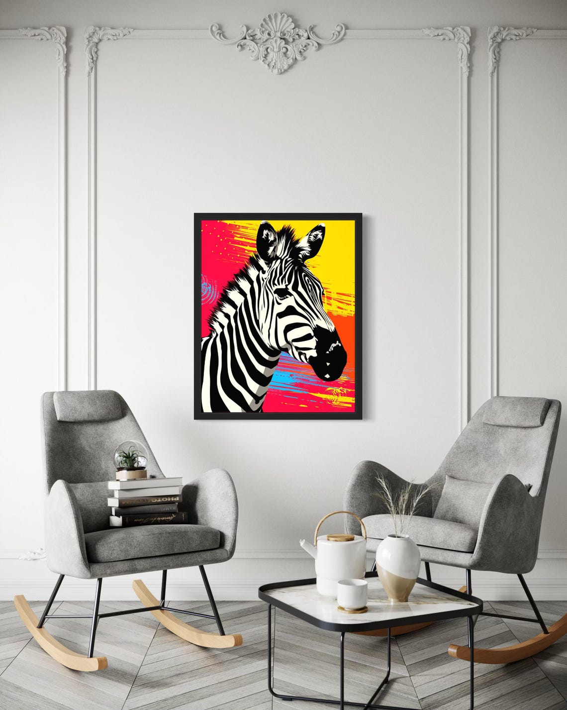 Africa Zebra Art Print, Wildlife Decor - Image 3